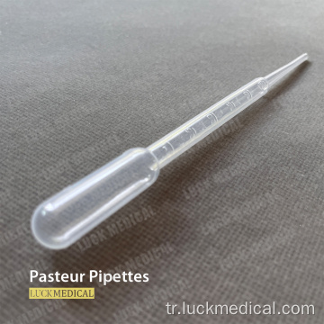 Pasteur pipetleri ipuçları 1ml 3ml 5ml